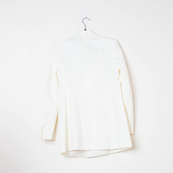 Polo Ralph Lauren Double-Breasted Blazer in Cream- Size 6 - Picture 2 of 14